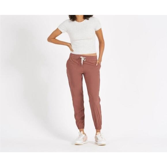 Vuori Women's Wide Leg Pants in Rust - Picture 1 of 14